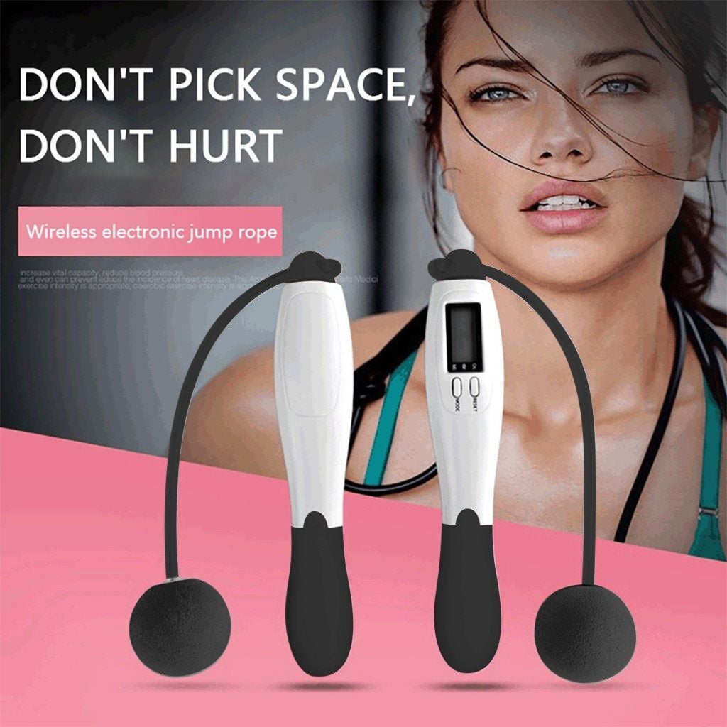 Smartes kabelloses Springseil – Digitales Fitness-Skipping