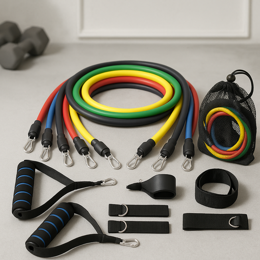 11-teiliges Widerstandsband-Trainingsset