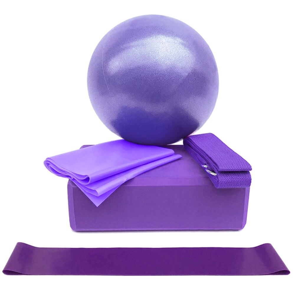 5-teiliges Yogaball- und Blockset