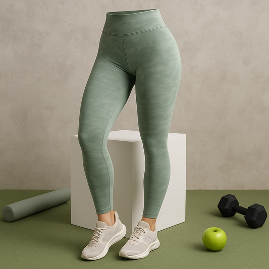 Fitness-Leggings mit hoher Taille – Damen