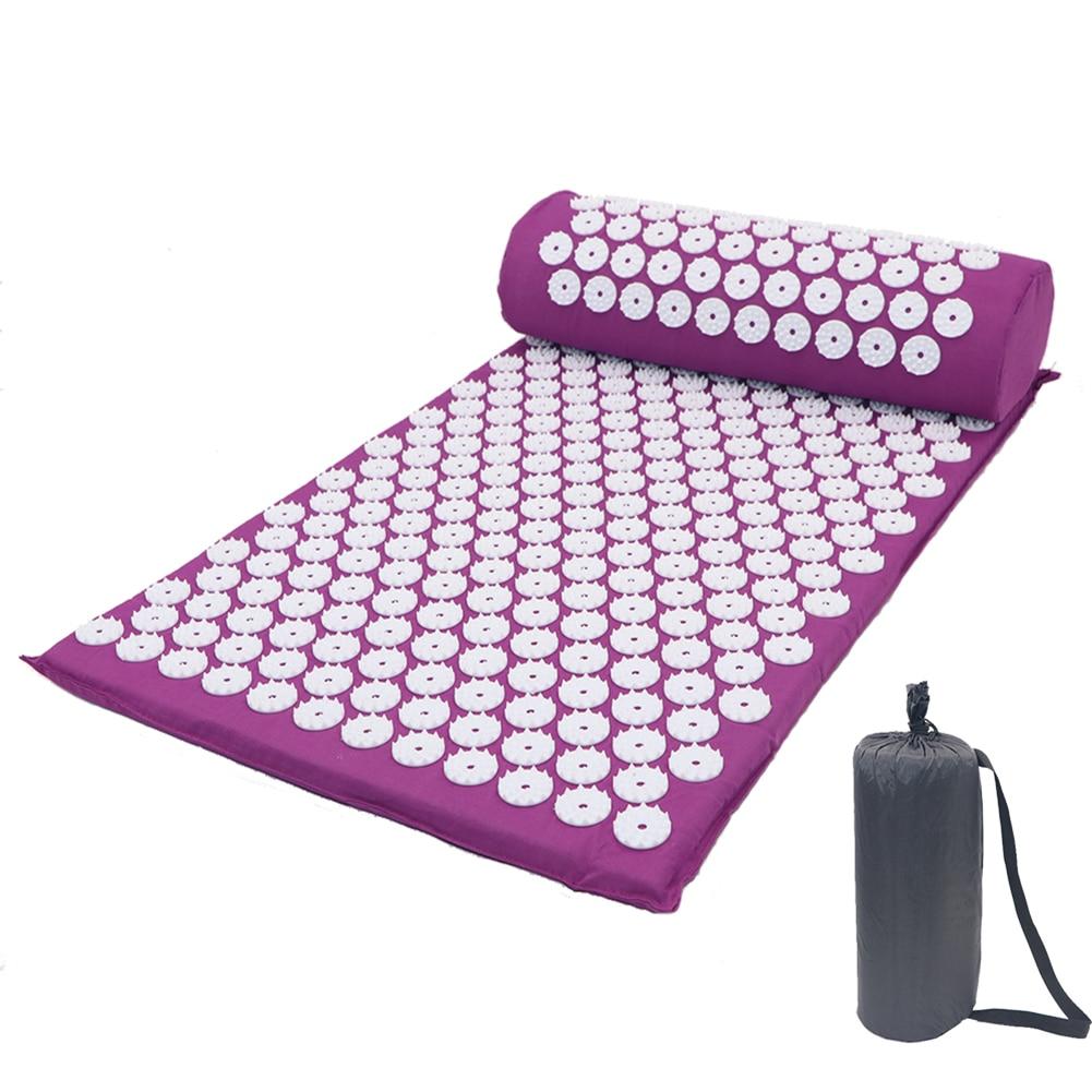 Akupressur-Yogamatte &amp; Massagekissen-Set