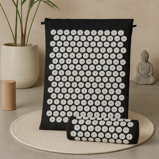 Akupressur-Yogamatte &amp; Massagekissen-Set