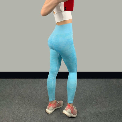 Fitness-Leggings mit hoher Taille – Damen