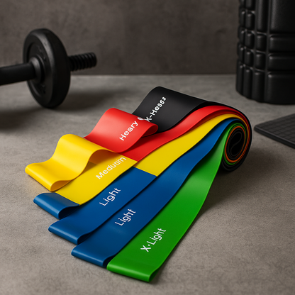 Yoga Widerstandsbänder – Elastisches Fitness Set
