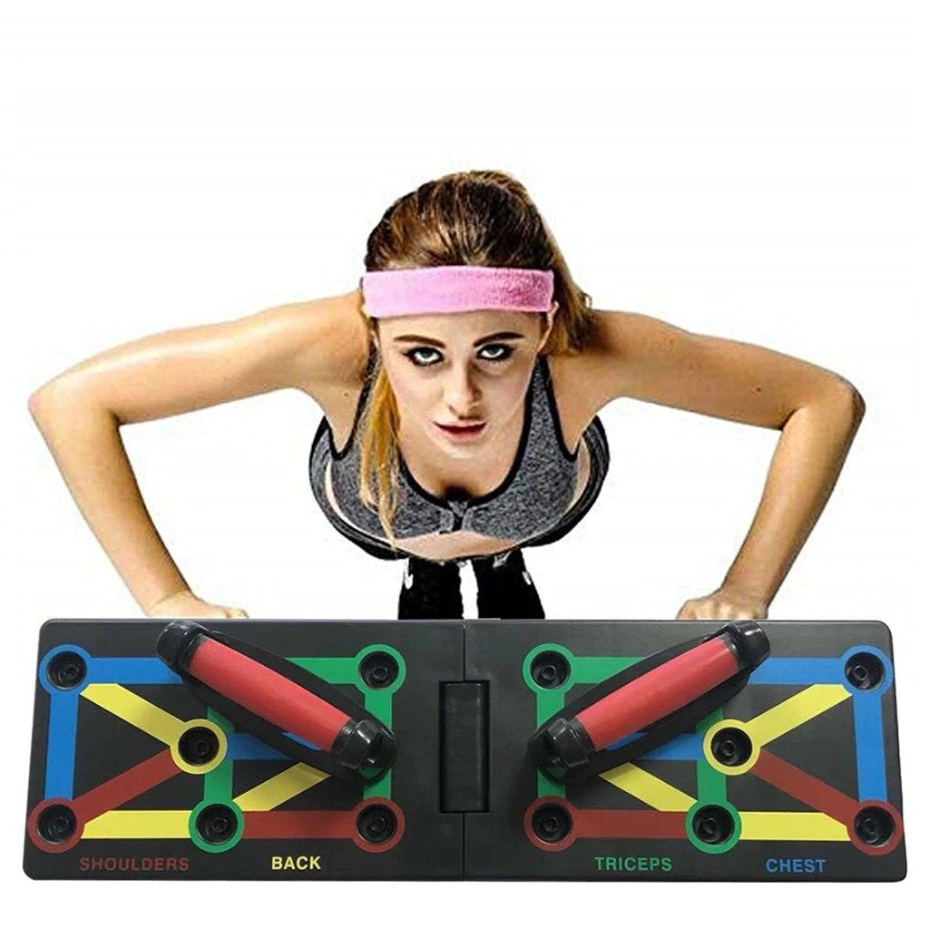 9-in-1 Liegestützbrett – Heimtraining