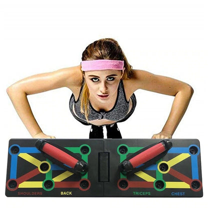 9-in-1 Liegestützbrett – Heimtraining