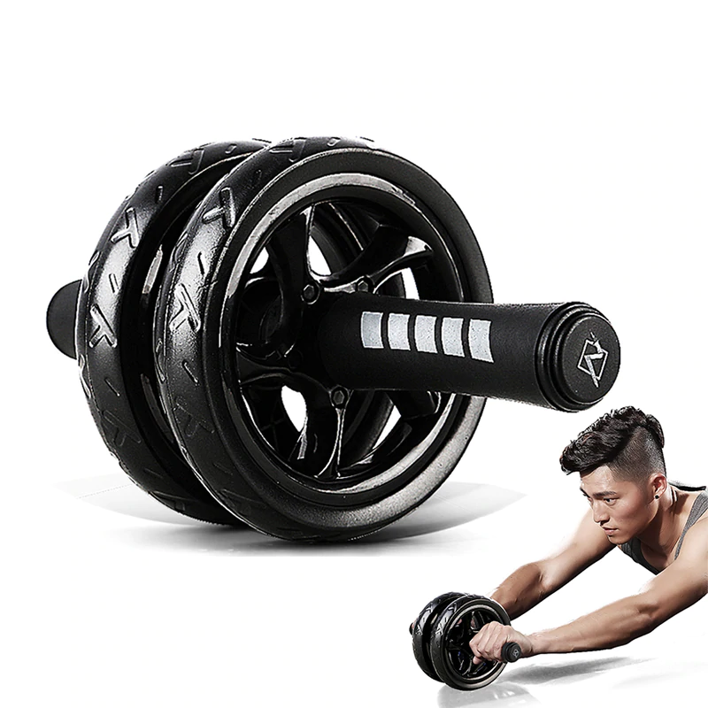 Bauchmuskeltrainer mit Doppelrädern